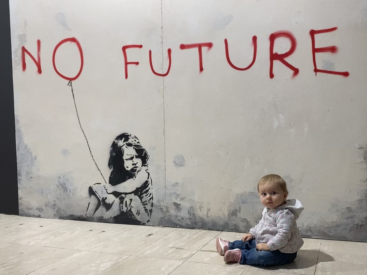 Bambina Banksy Genova mostra